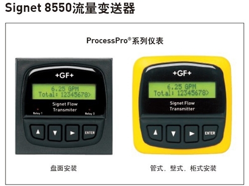 +GF+ Signet 8550流量變送器